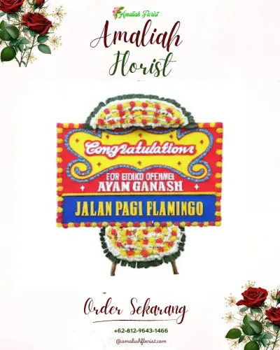 Bunga Papan Congratulation di Teluk Pinang